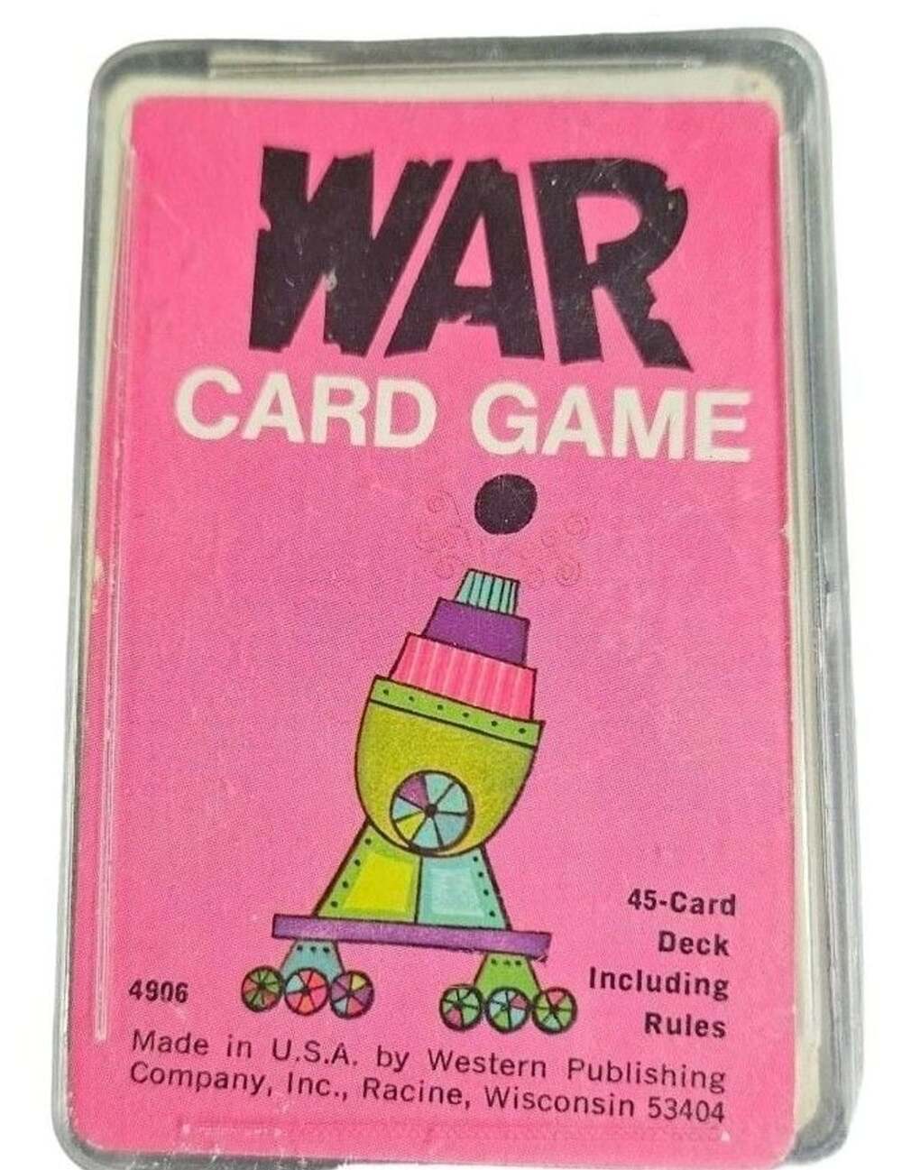 Western Publishing Company War Card Game Vintage 1975
